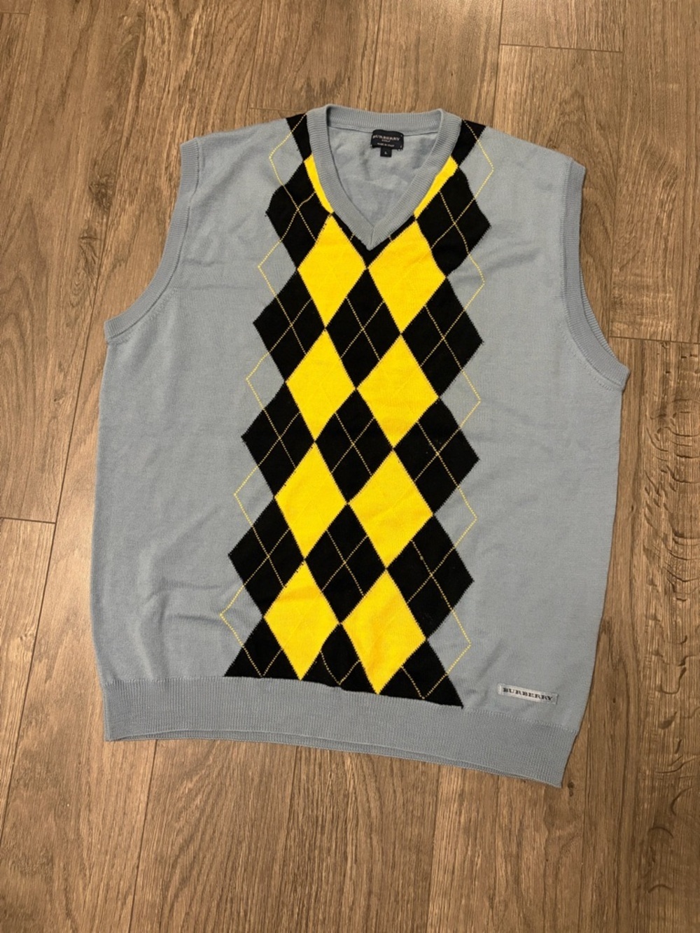 Vintage Burberry golf Sweater Vest image 4